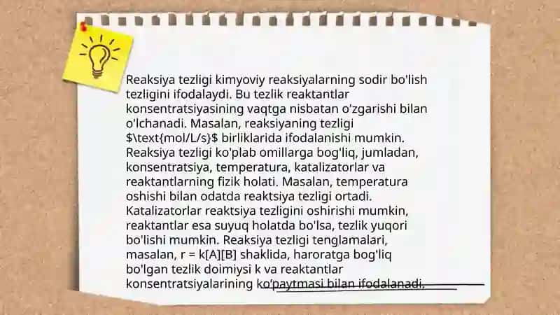 Kimyoviy kinetika 3