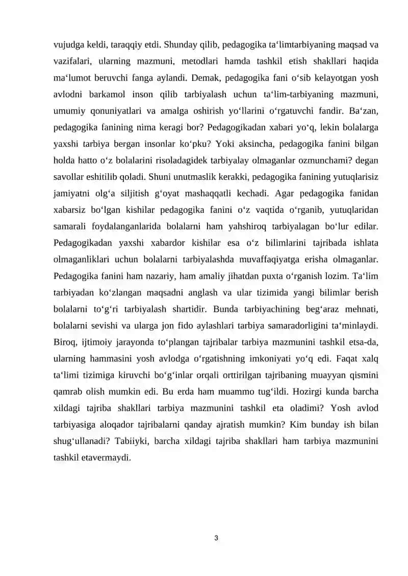 JAMOADA SHAXSNI TARBIYALASH 3