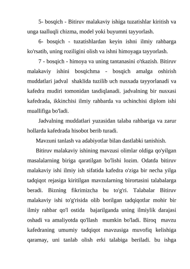 Bitiruv Malakaviy Ishlarini Yozish Metodikasi 3