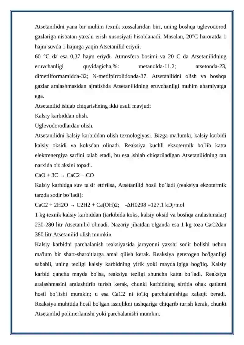 ATSETELINID SINTEZI 3