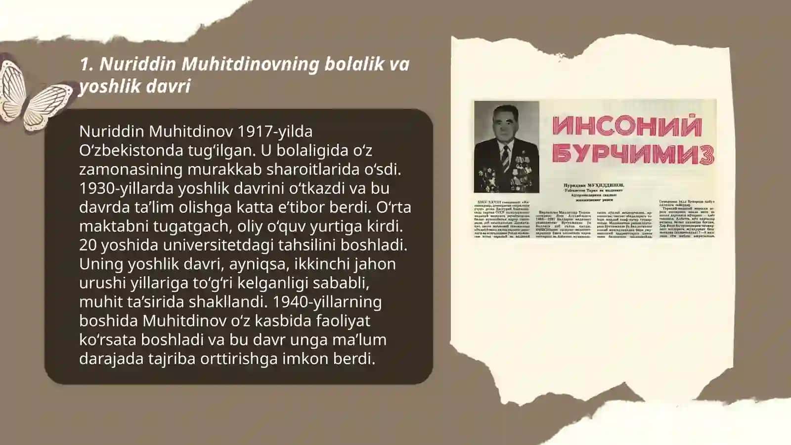 Nuriddin Muhitdinov Akmalovich hayoti va ijodi 3