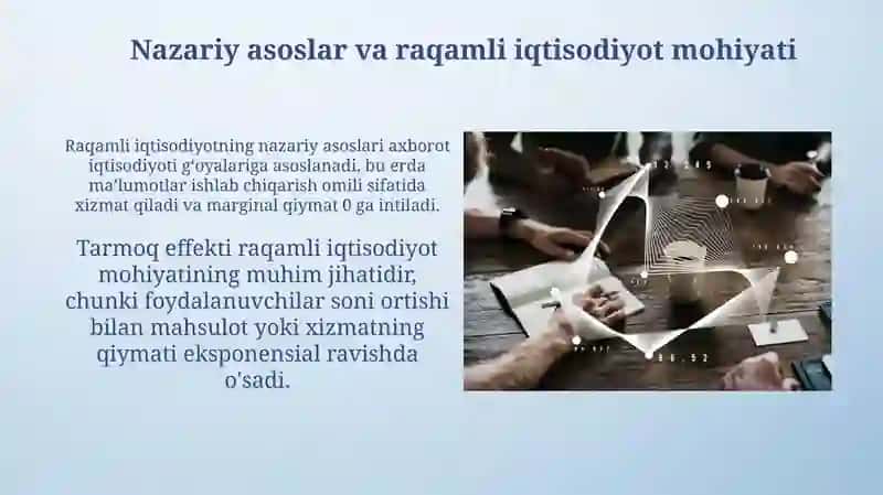 Raqamli iqtisodiyotning nazariy asoslari va rivojlanish istiqbollari 3