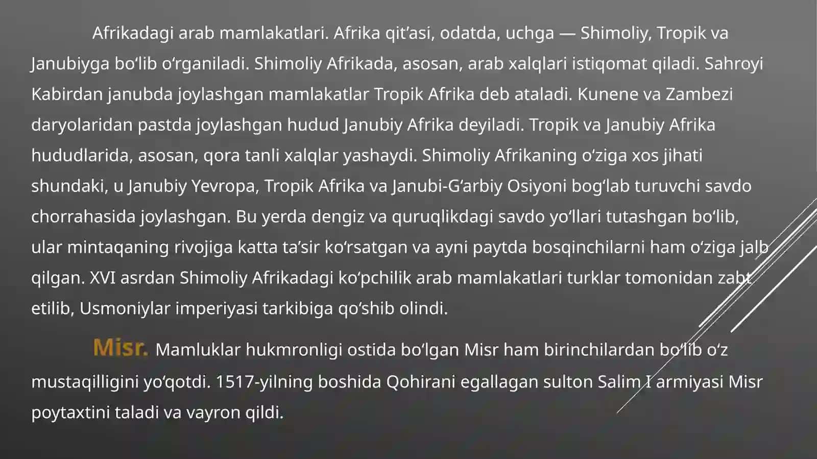 Afrikadagi Arab mamlakatlari 3