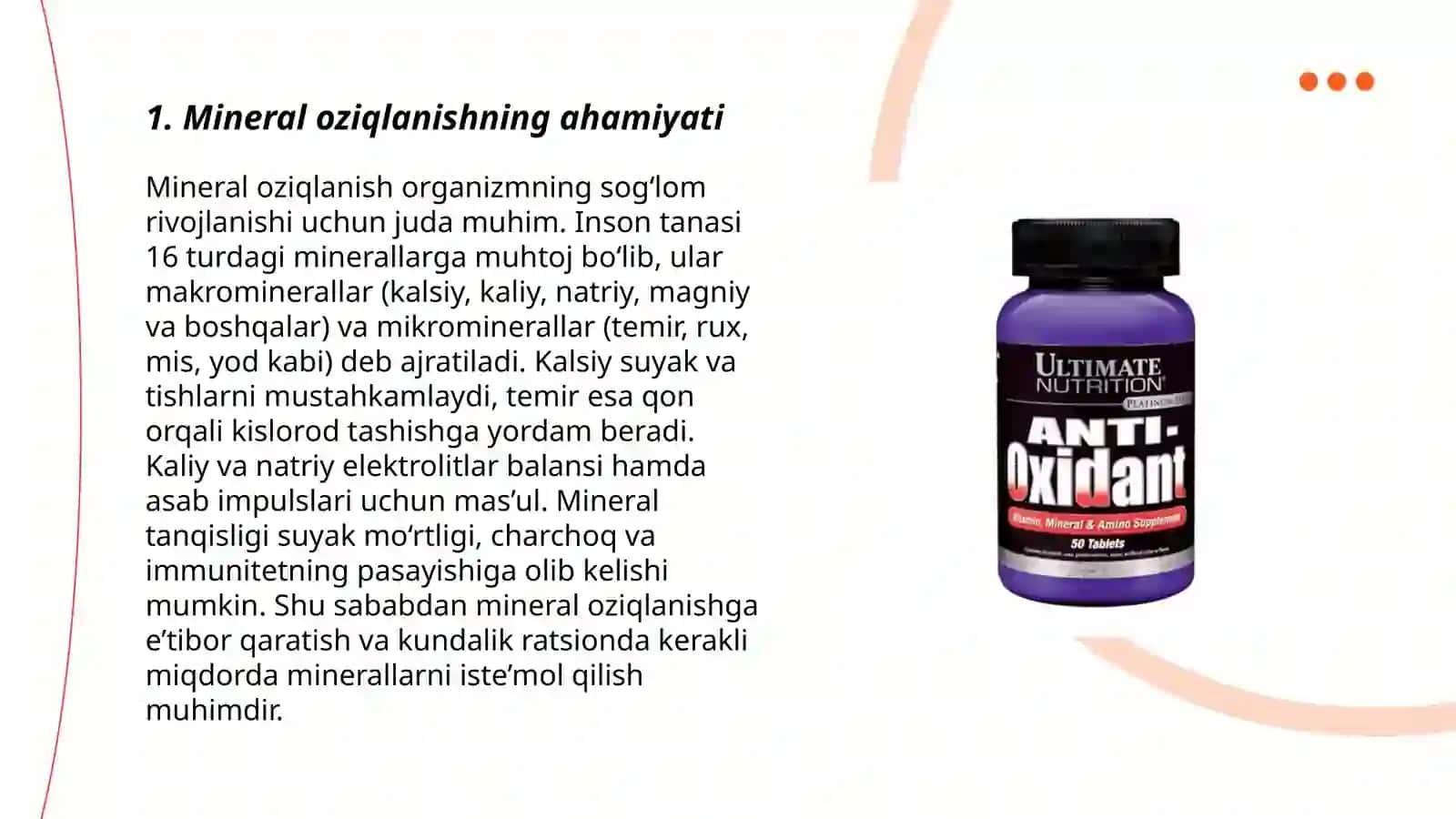 Mineral oziqlanish haqida ta’limotlar 3