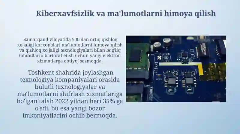 Elektron xizmatlar va mahsulotlarning yangi bozorlari 3