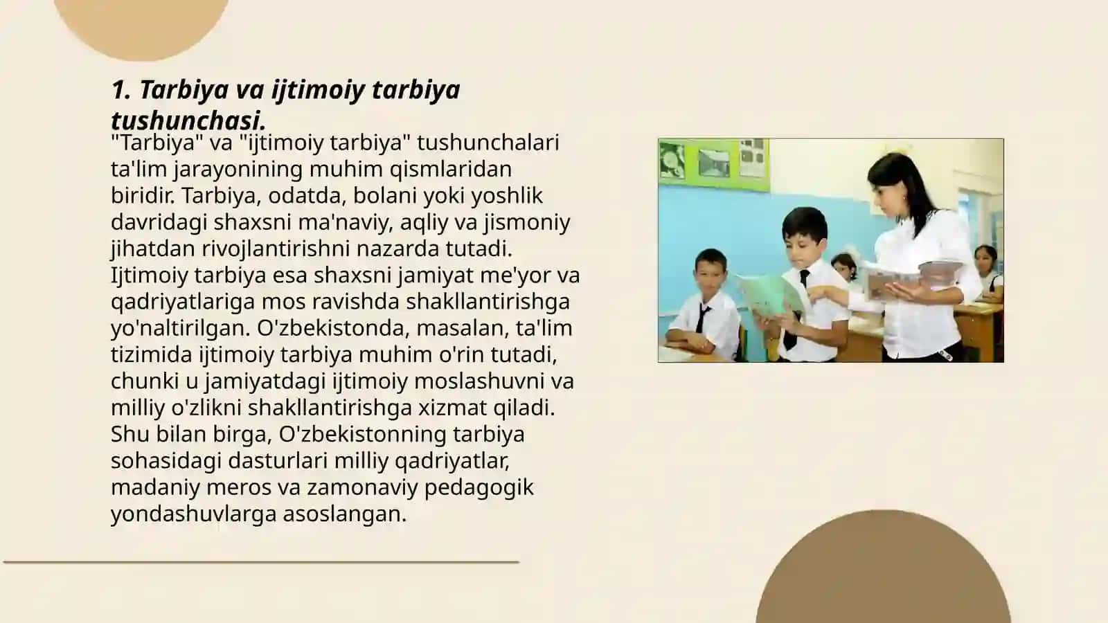 Tarbiya va ijtimoiy tarbiya 3