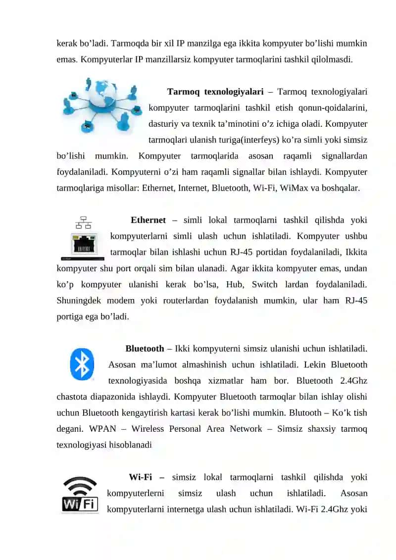 Tarmoq qurilmalari va ularning vazifalari 3