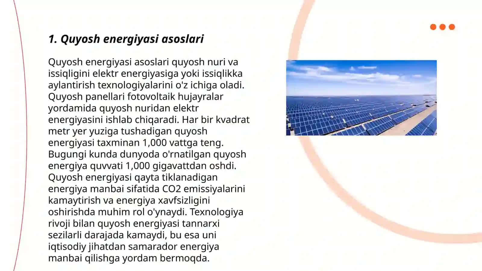 Quyosh fotoelektrik- issiqlik qurulmalari 3
