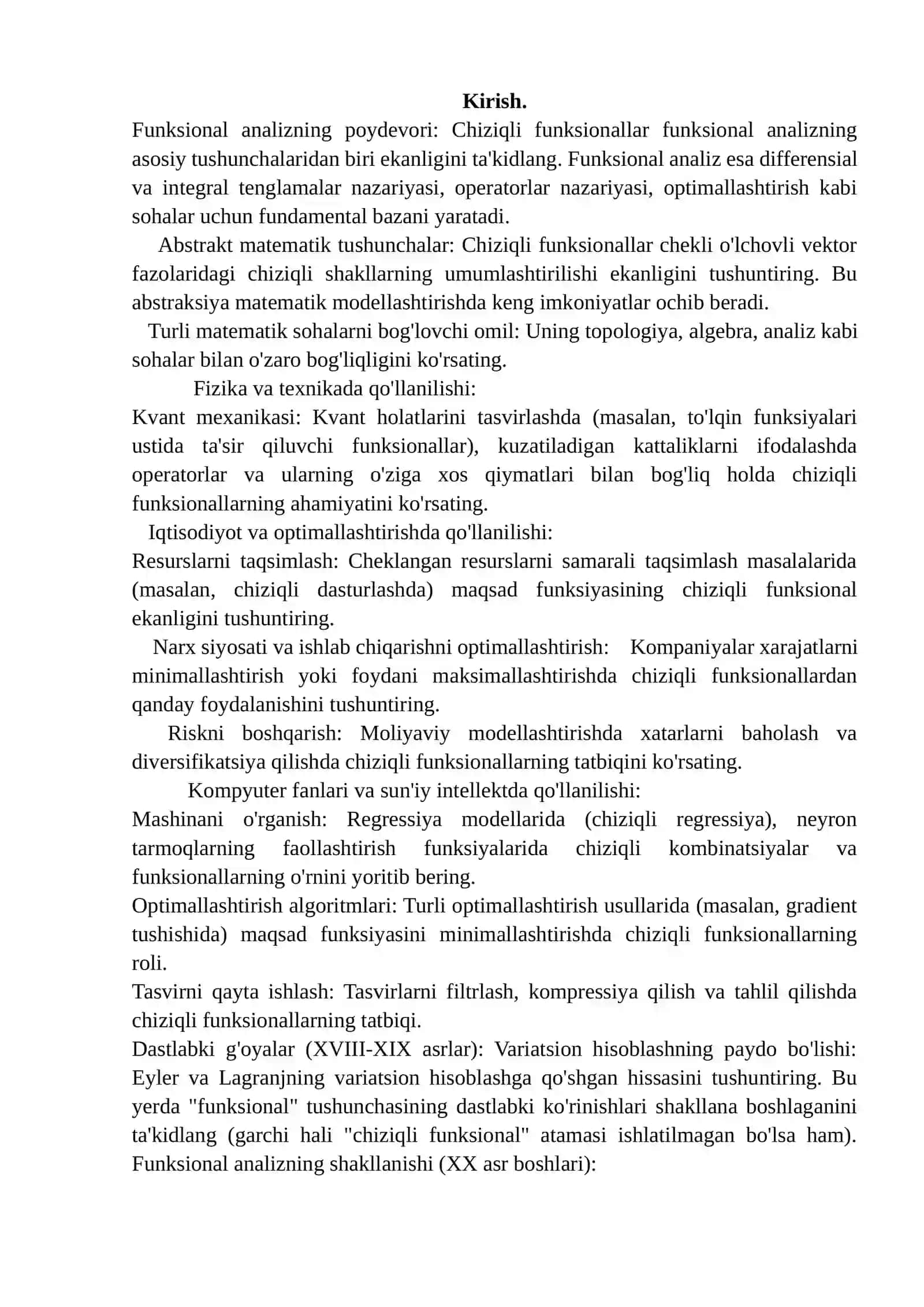 Chiziqli funksionallar 3