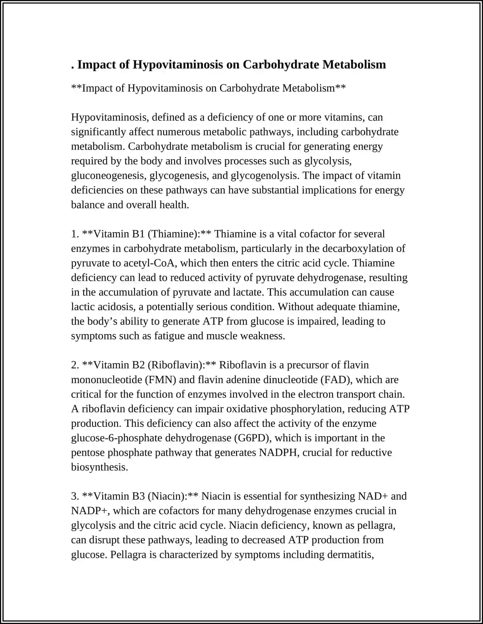 VIOLATION OF METABOLISM IN CASES OF HYPOVITAMINOSIS AND HYPERVITAMINOSIS 3