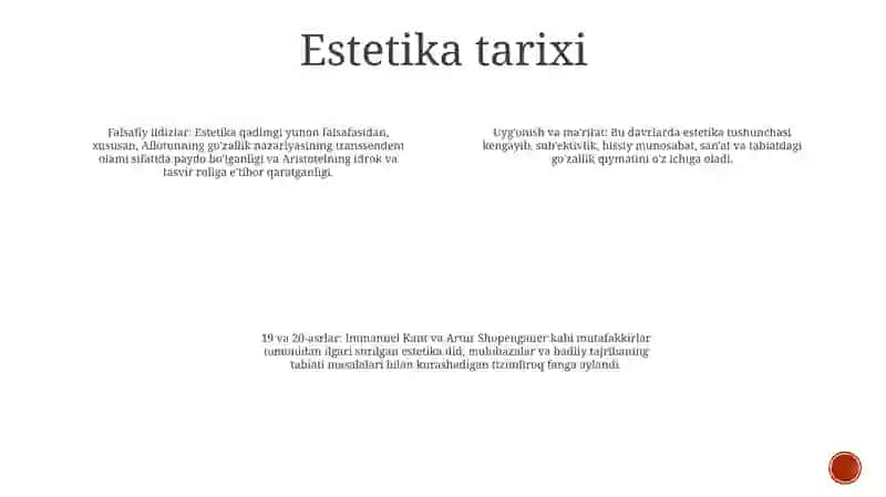 Estetika Nafosat Falsafasi 3
