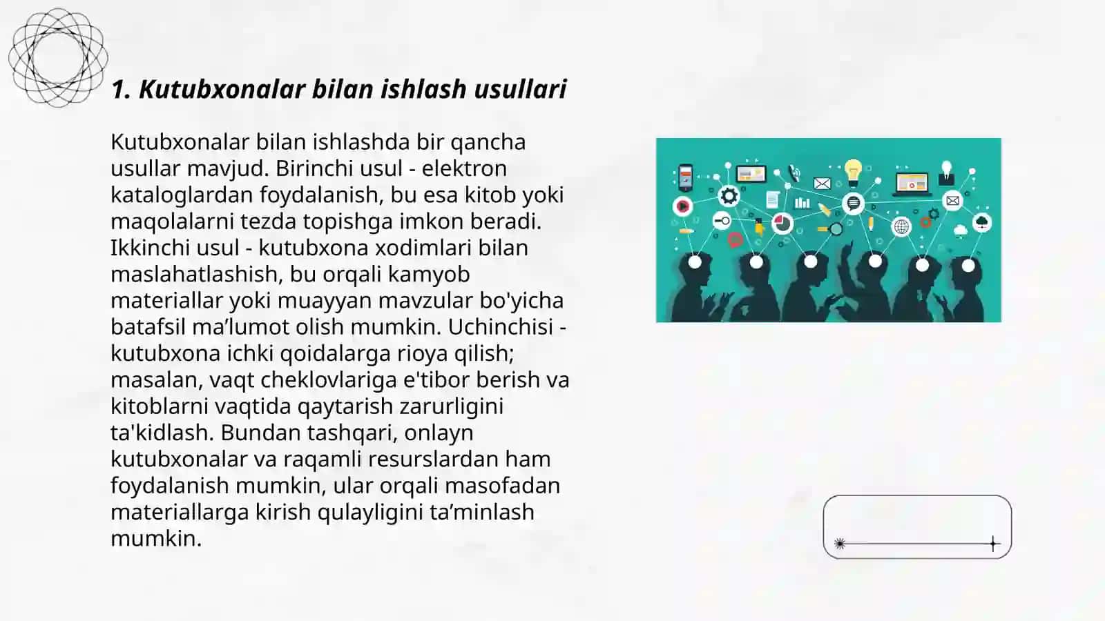 Manbalar va adabiyotlar bilan ishlash 3