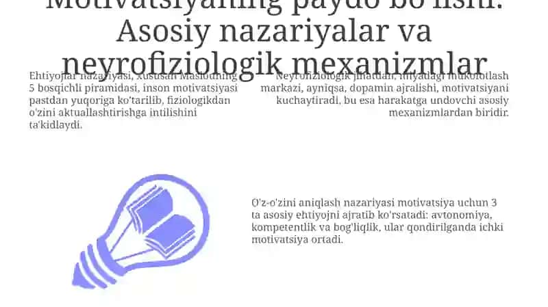 Motivatsiyaning paydo bo'lishi va so'nishining pisixologik mexanizmlari 3