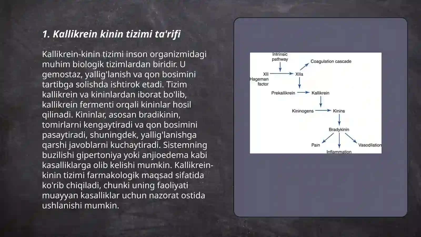 Kallikrein kinin tizimi va proteinopatiyalar 3