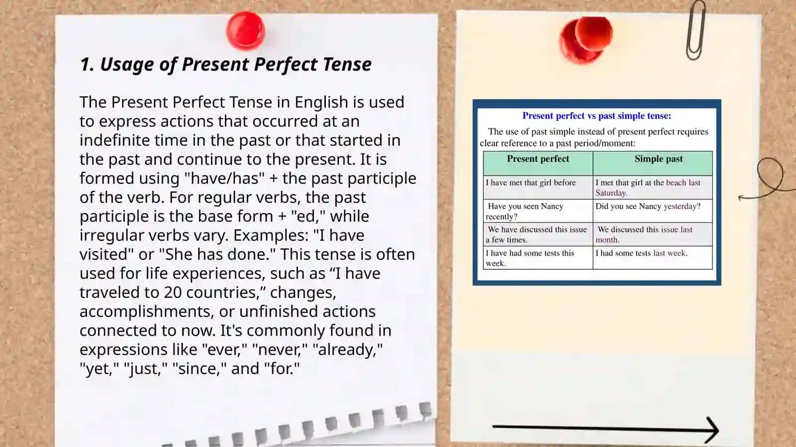 Usage of Present Perfect Tense 3