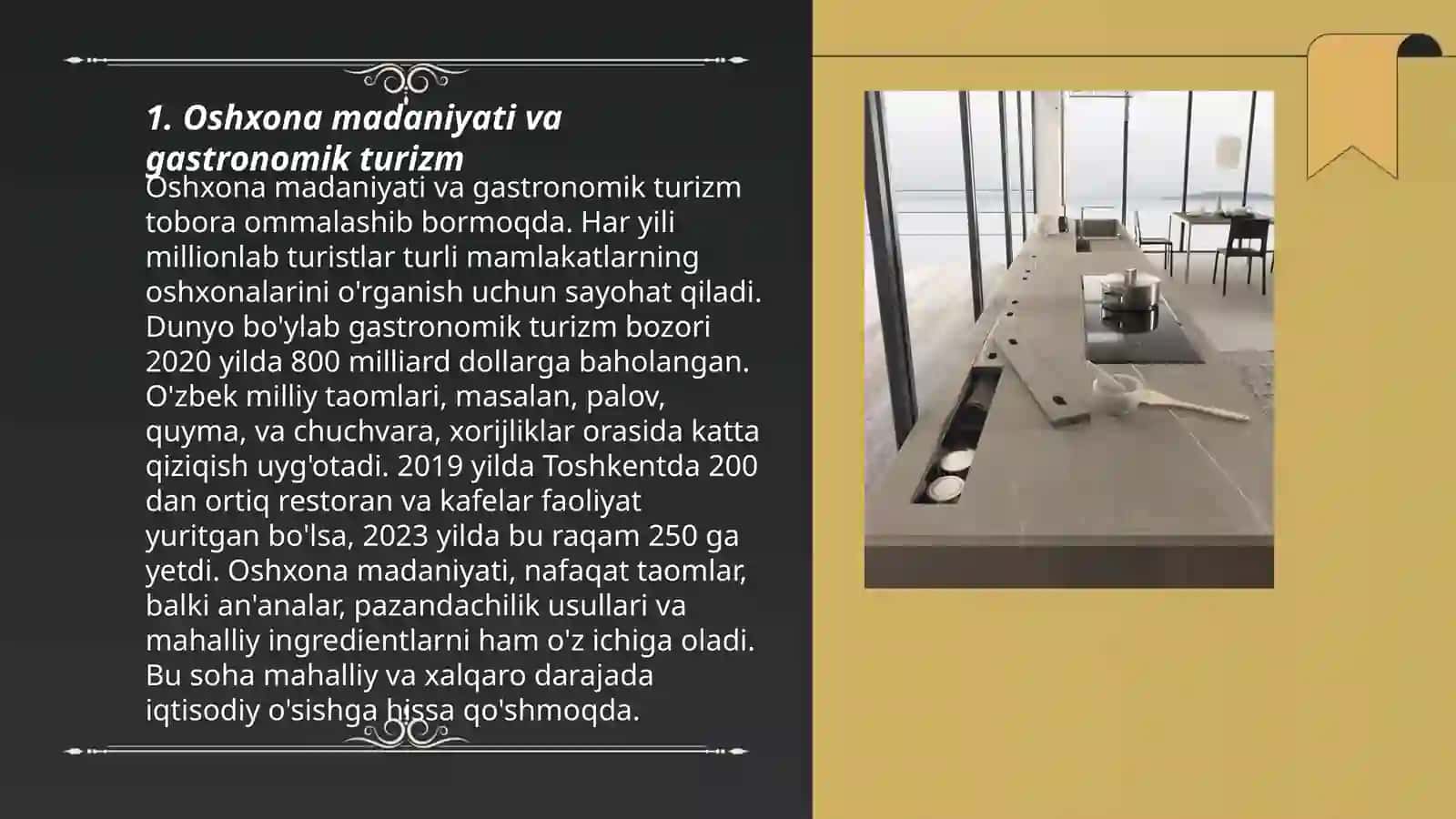 Oshxona madaniyati va gastronomik turizm 3