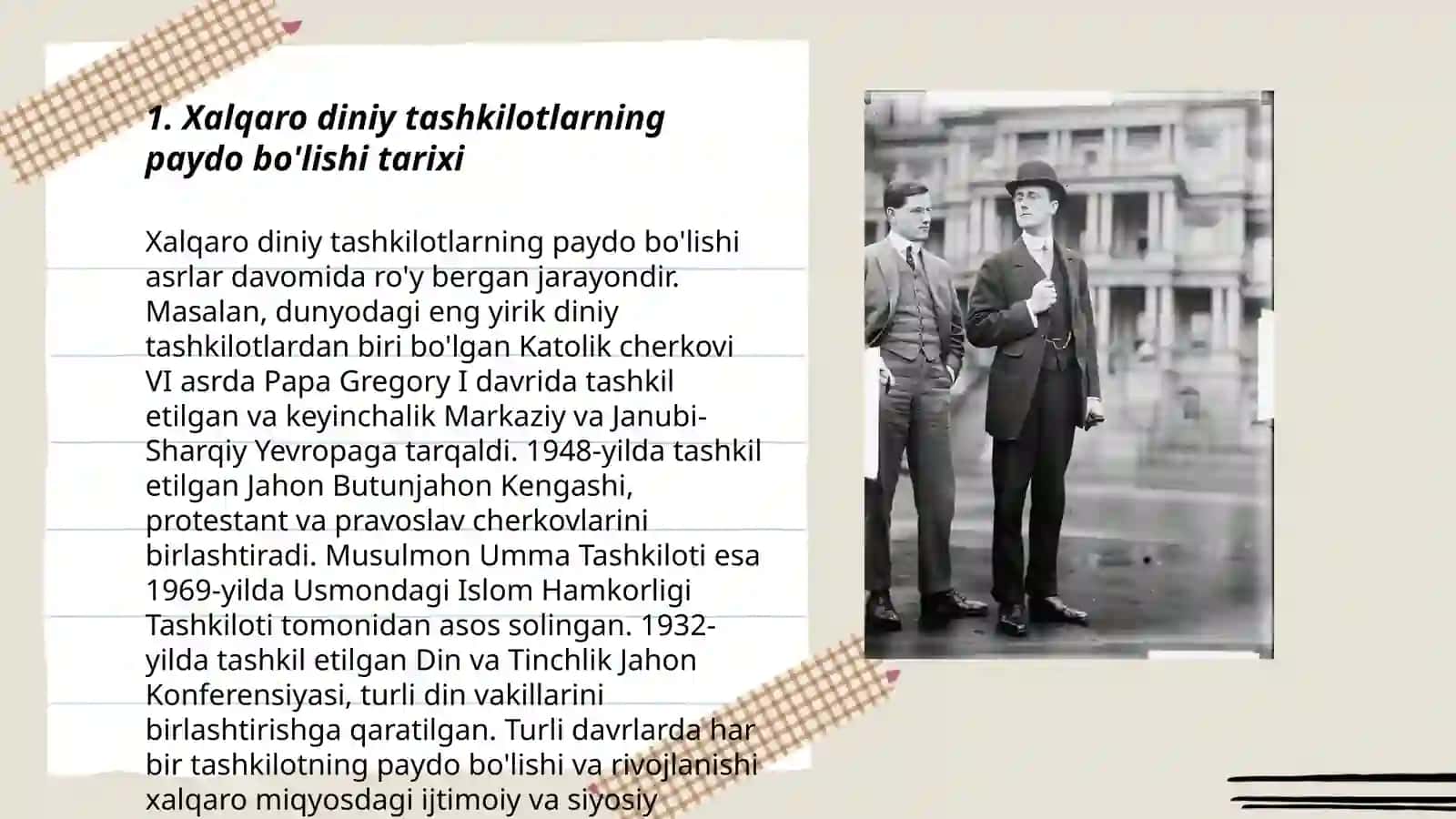 Xalqaro diniy tashkilotlar faoliyatining tarixi va ularning barqaror rivojlanish maqsadlariga erishishdagi ahamiyati 3
