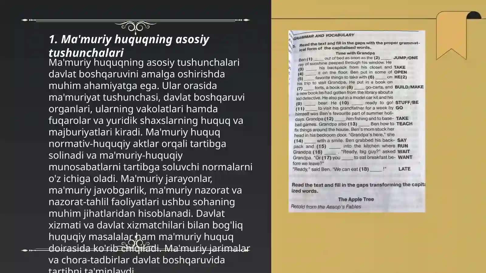 Ma'muriy huquqqa kirish va huquq normalari 3
