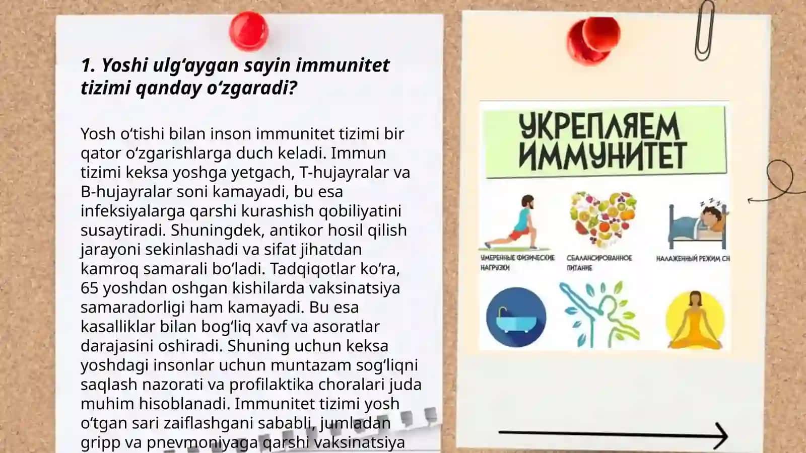 Immun sistemasining yoshga qarab oʻzgarishi 3