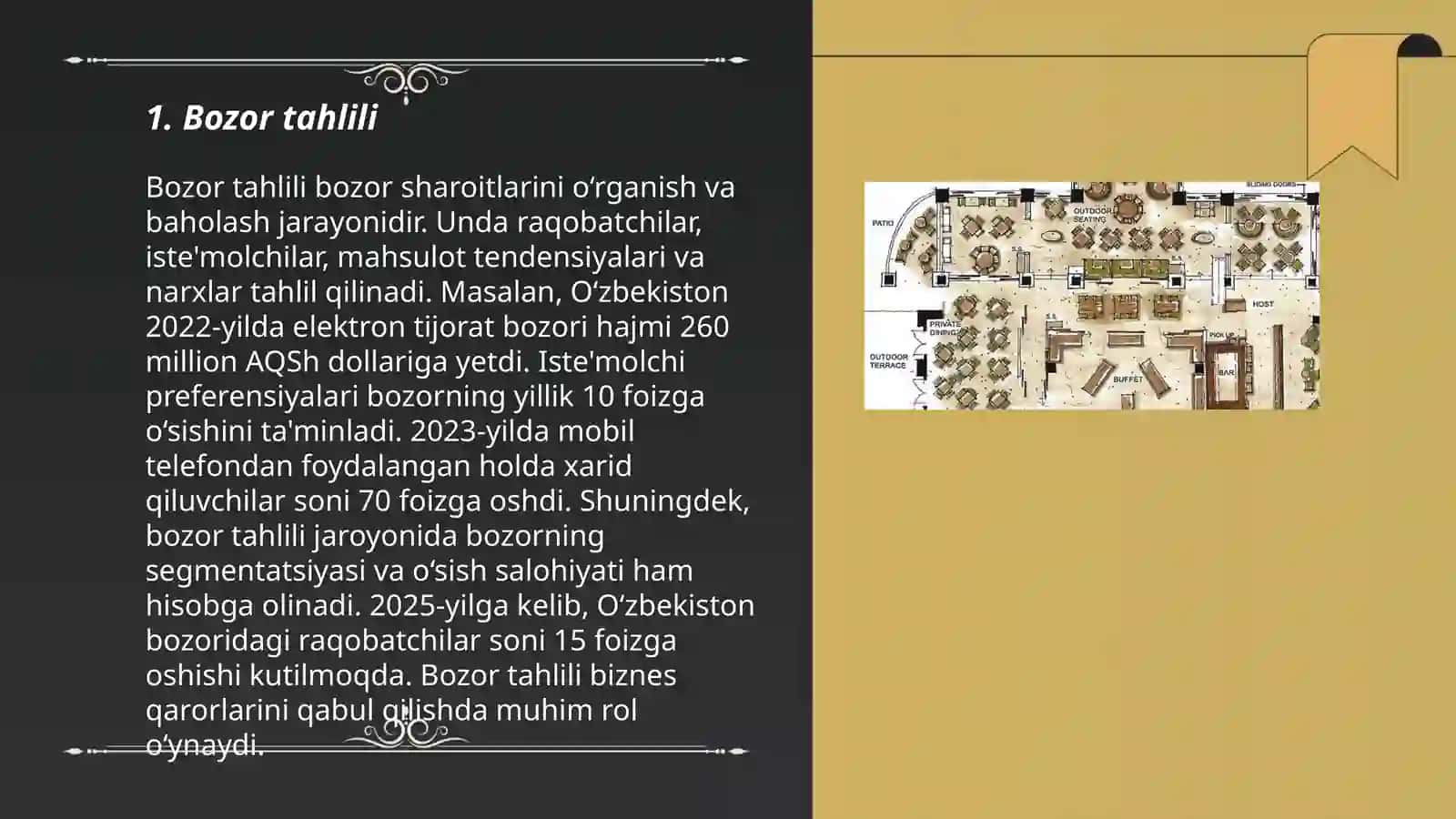 Restaran ochish haqida biznes reja 3