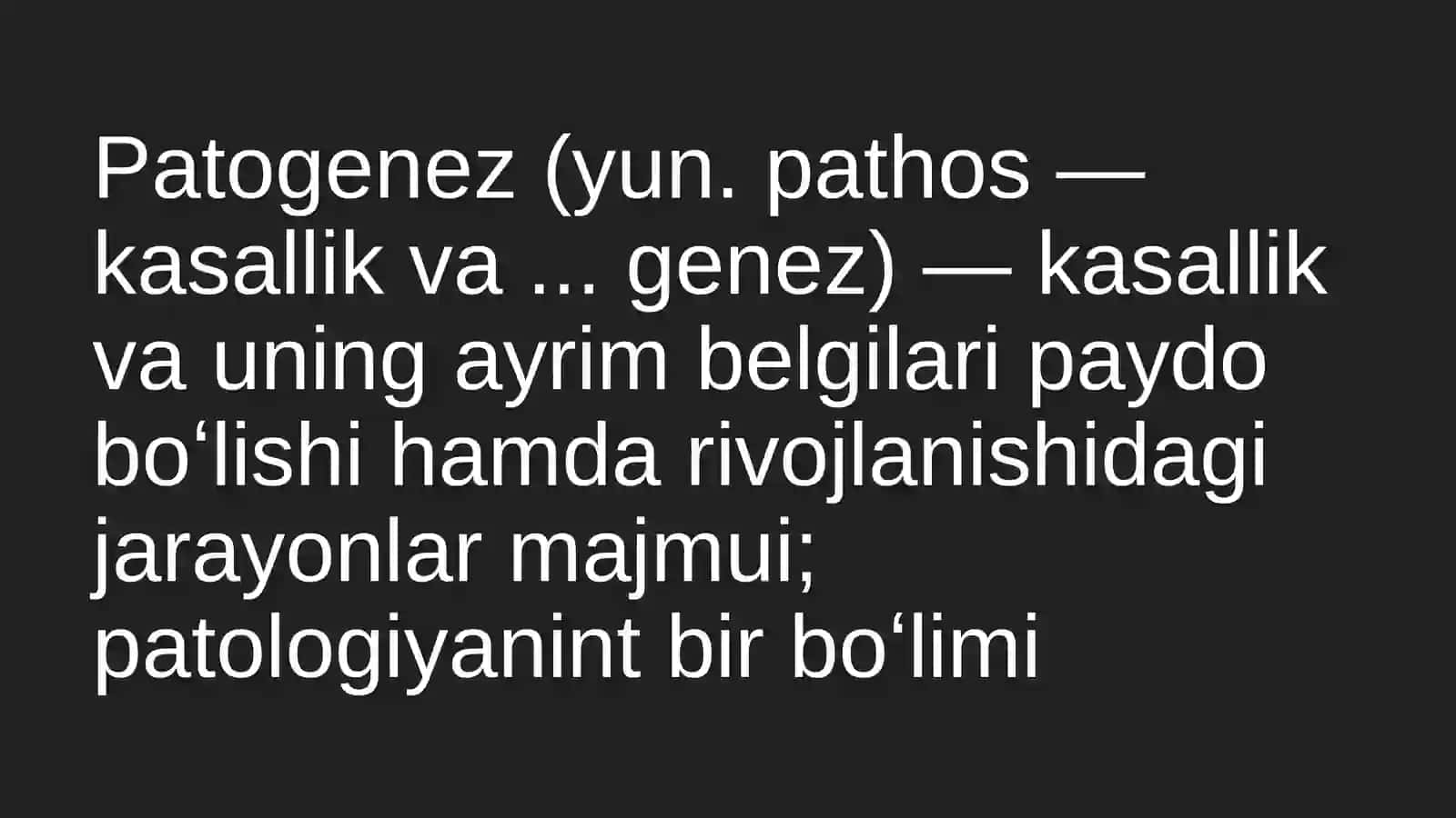 Kasallık etıologıyası potogenesı rıvojllanıshı 3