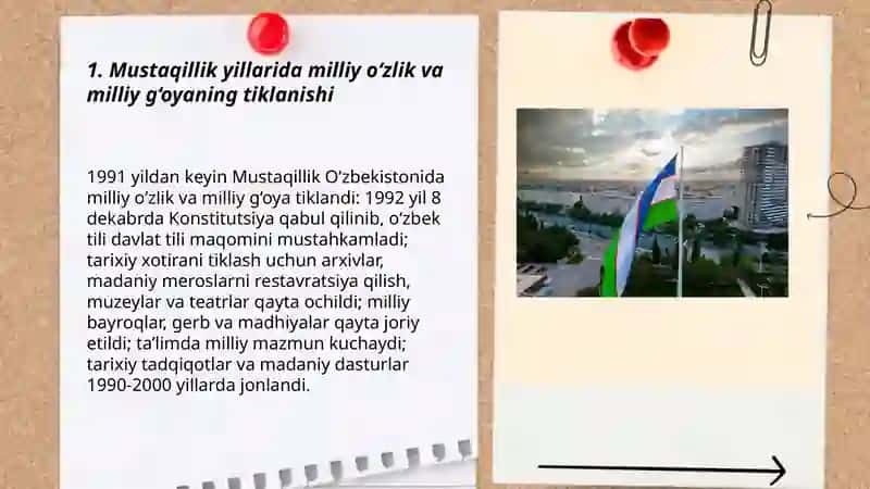 Mustaqillik yillari davlati tarixi 3