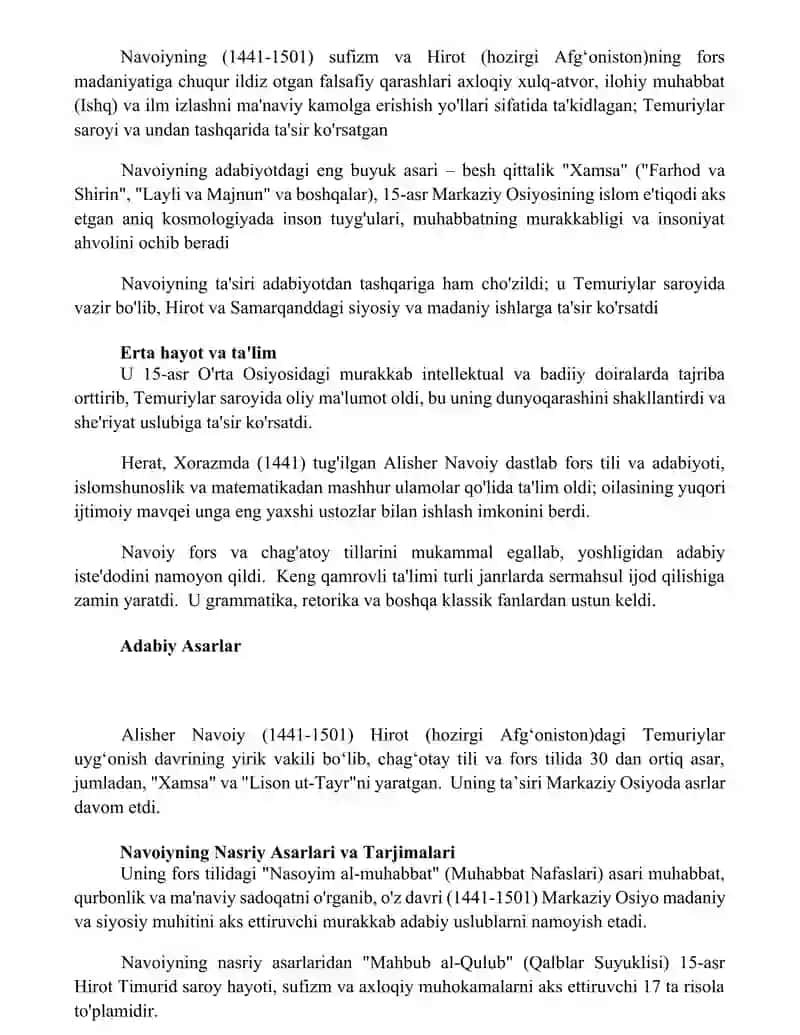 Alisher Navoiy 3
