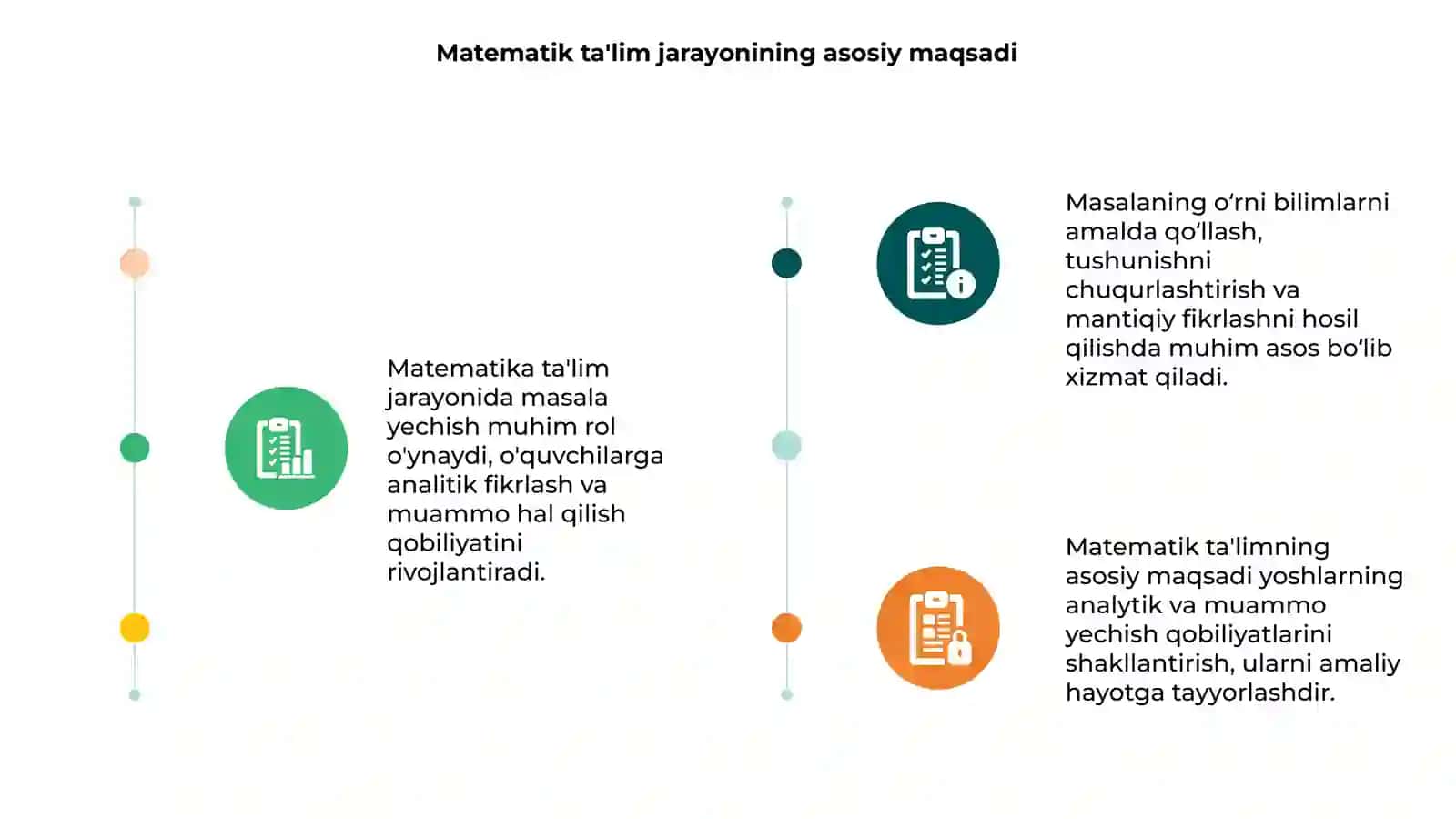Matematik ta'lim jarayonida masalaning roli va o'rni 3