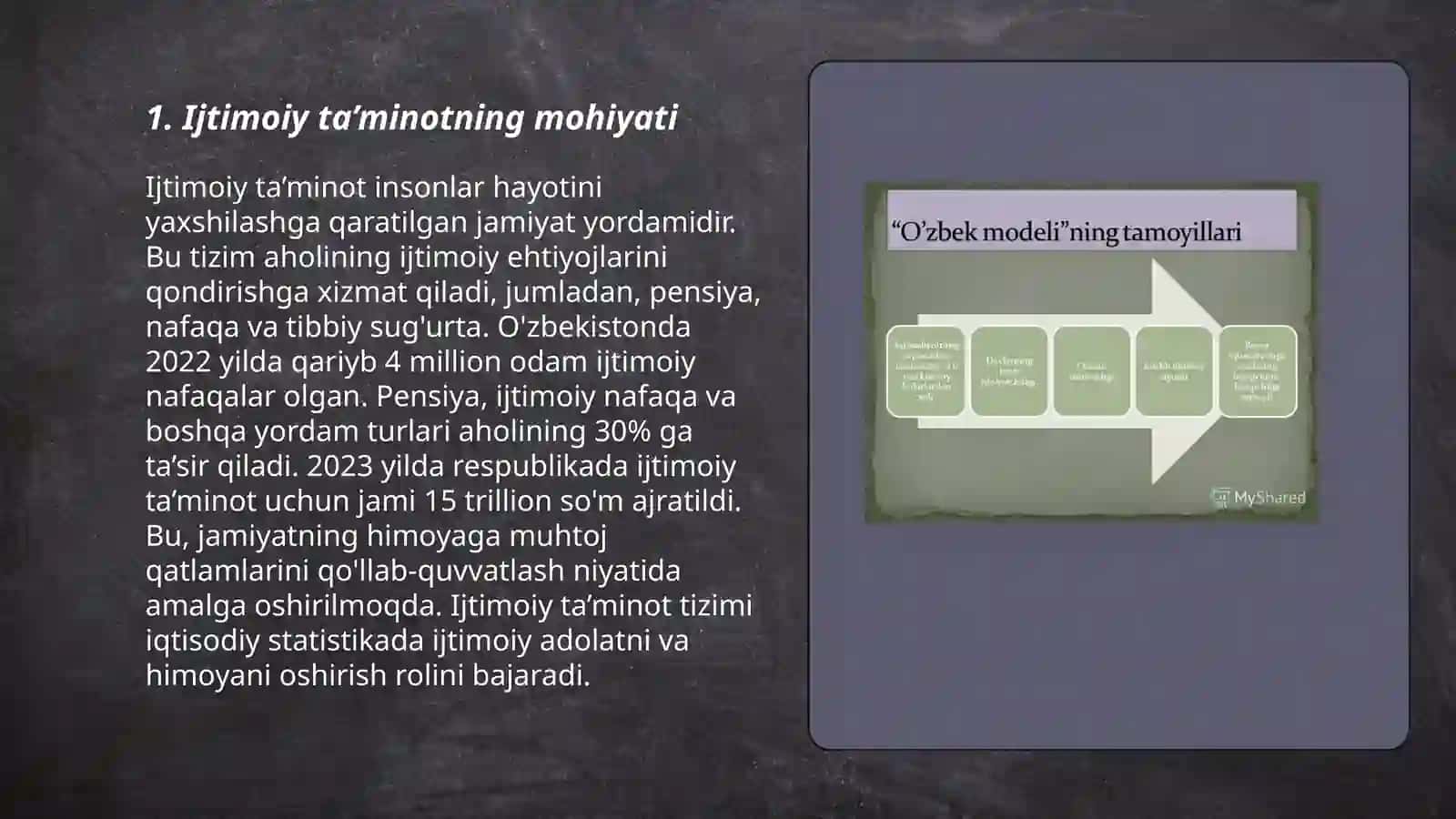 Ijtimoiy taʼminotning konservativ modeli 3