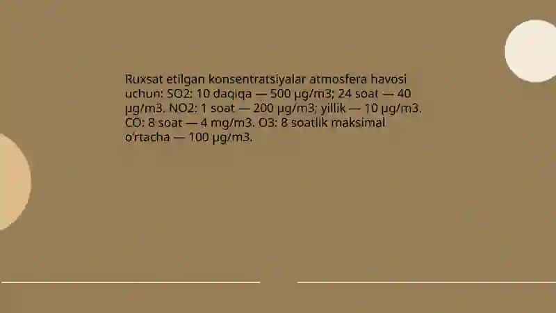 Atmosfera havosidagi zararli birikmalar 3