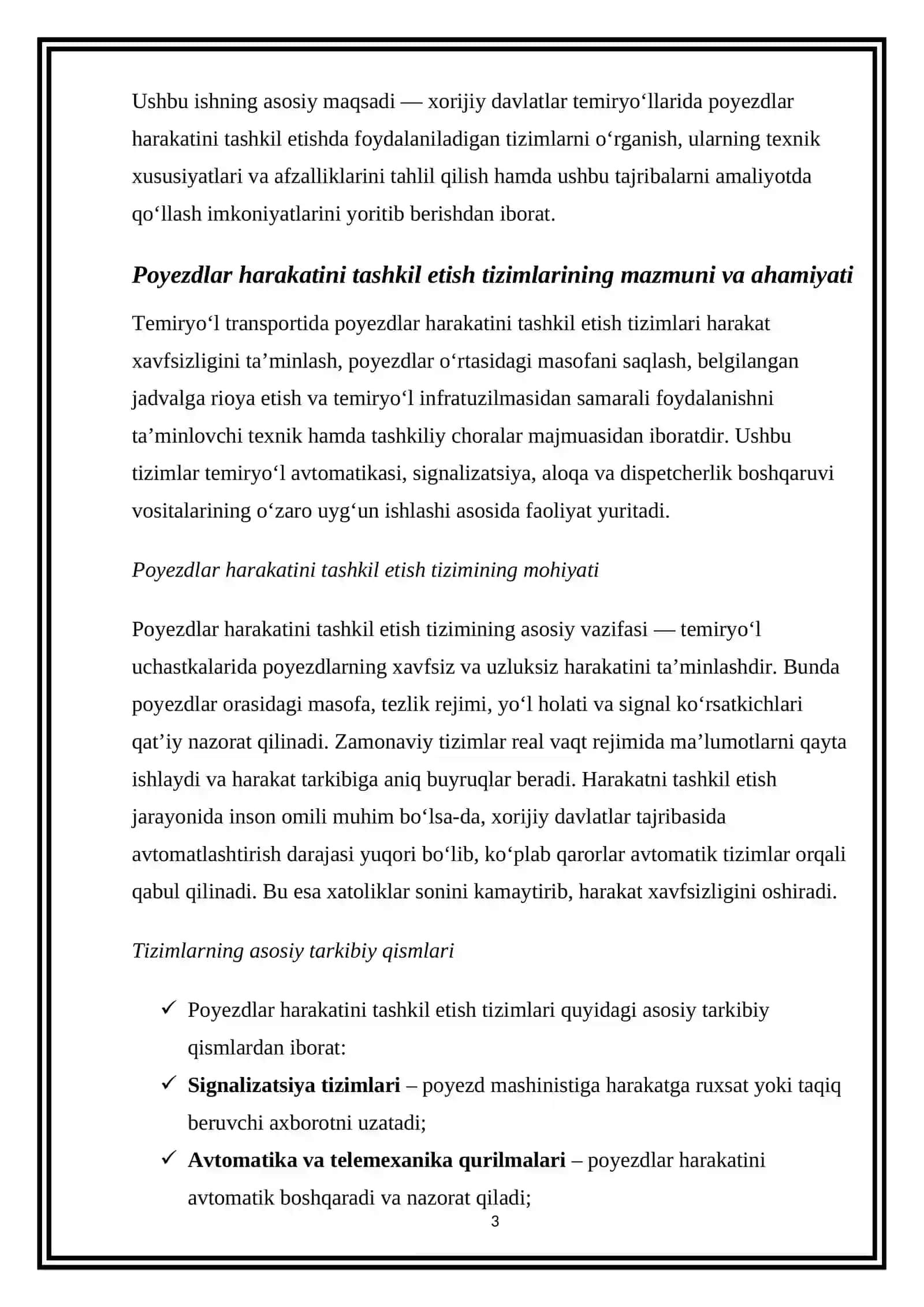 Xorijiy davlatlar temiryo‘llarida poyezdlar harakatini tashkil etishda foydalaniladigan tizimlar 3