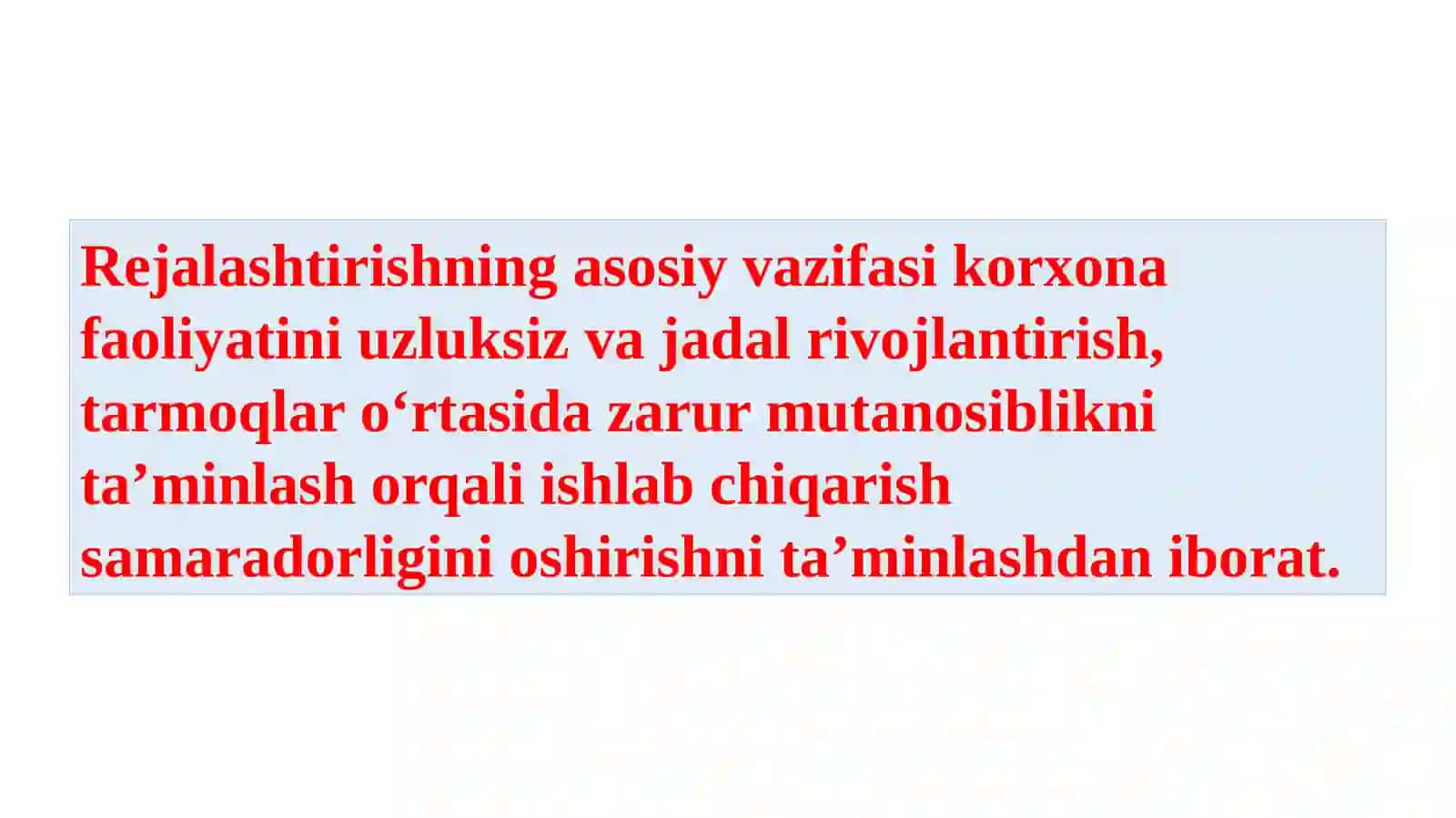 Sanoatkorxonalaridarejalashtirish 3