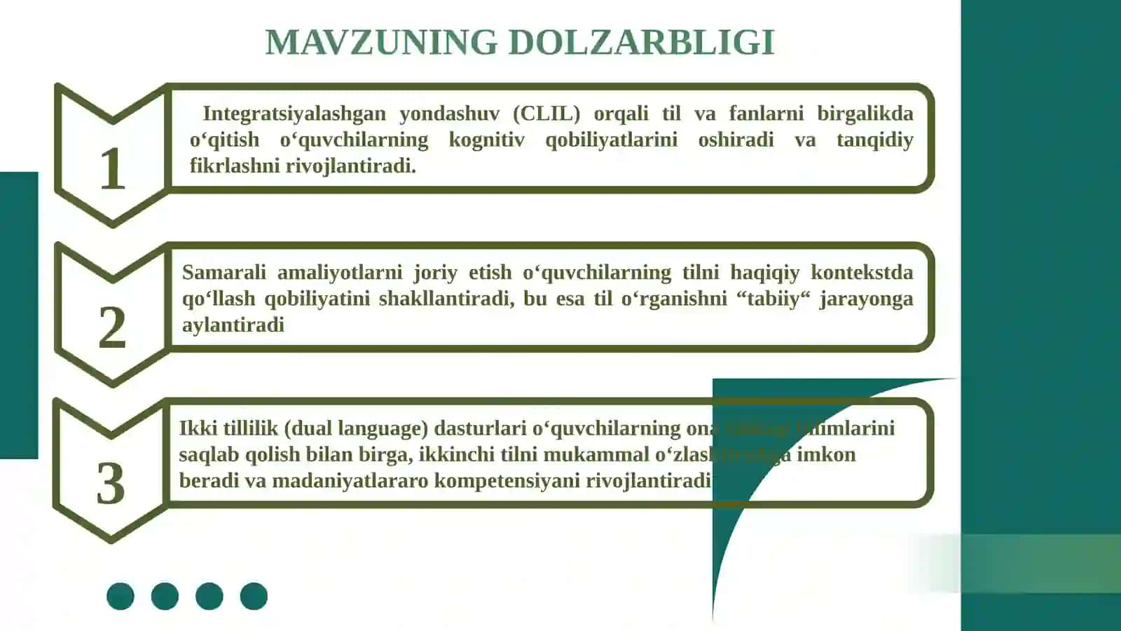 Xorijiytilnio‘qitishdasamaraliamaliyotlarnimaktabgaintegratsiyaqilishyo‘llari 3