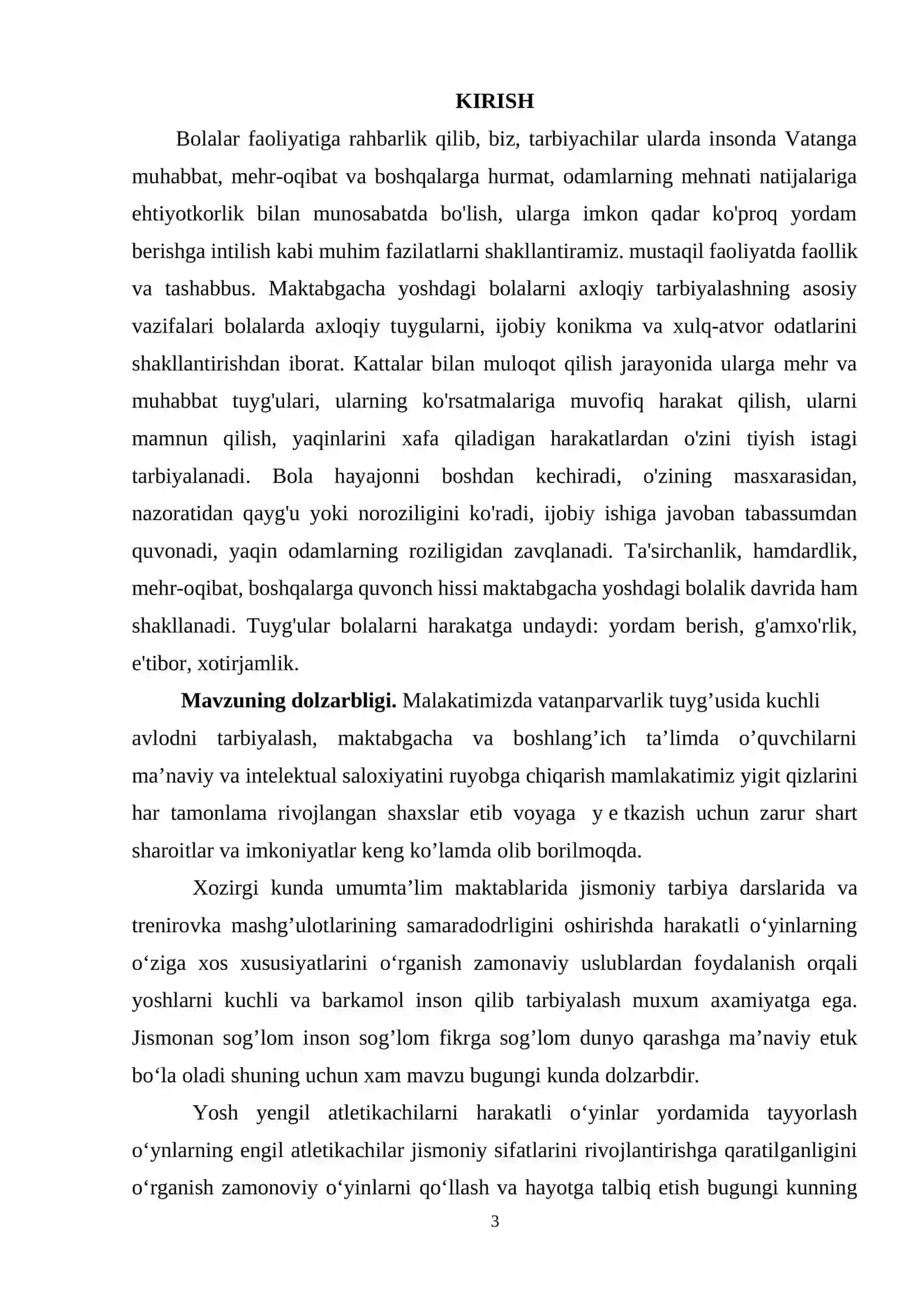 MAKTABGACHA TA’LIM YOSHIDAGI BOLALARDA VATANPARVARLIK TUYG’USINI SHAKLLANTIRISH 3