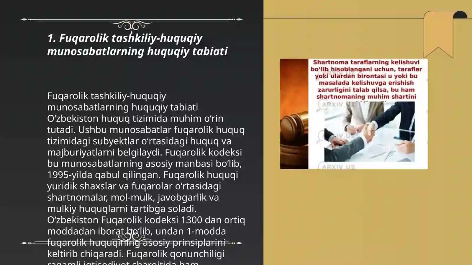 Fuqarolik tashkiliy-huquqiy munosabatlarning huquqiy tabiati 3