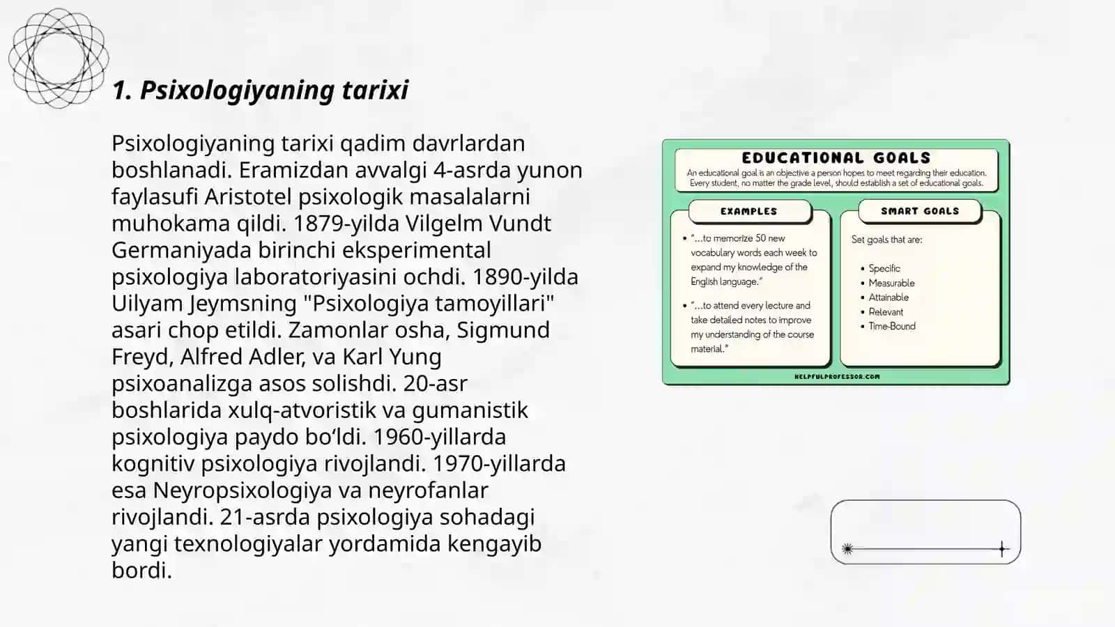 Psixologiya fanining predmeti maqsad va vazifalari 3
