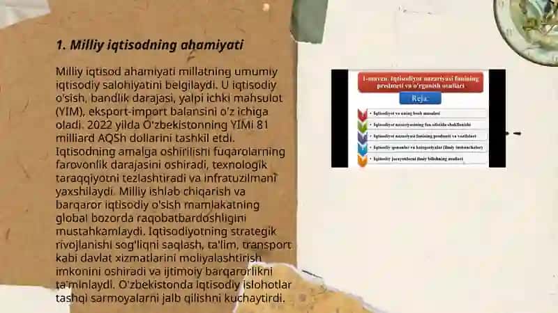 Milliy iqtisod va uning amalga oshirish omillari 3