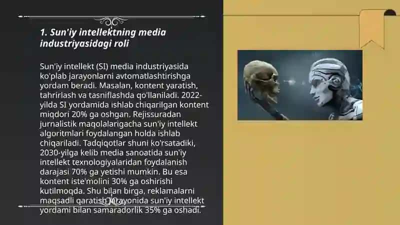 Sun'iy Intellekt: Media va IT’da yangi imkoniyatlar 3