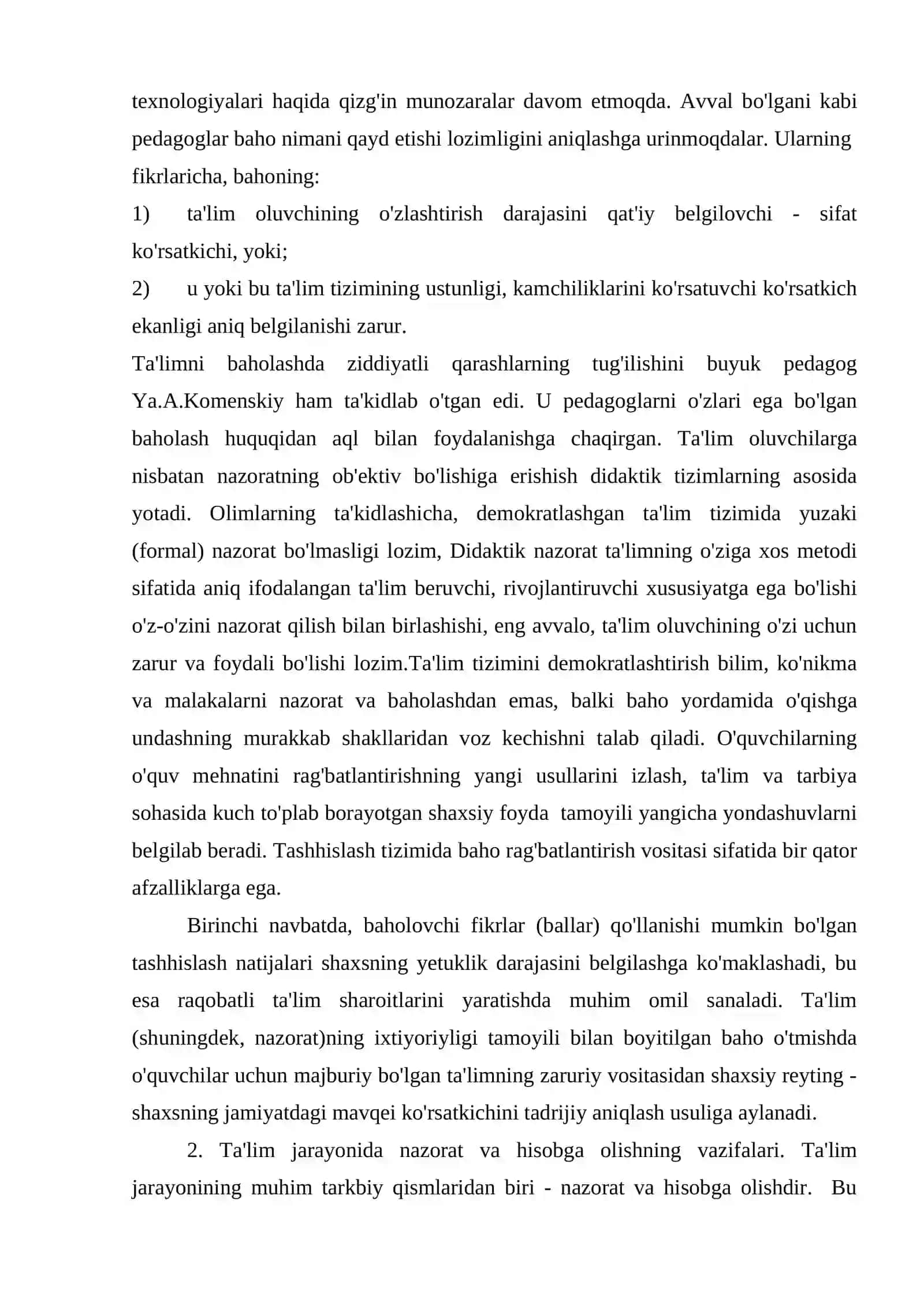 Ta’limni tashxis etish va pedagogik diagnostika 3