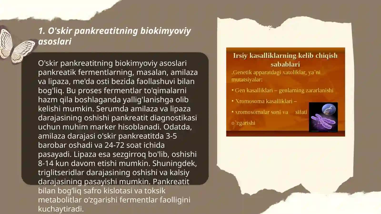 O'skir pankreatit kelib chiqishi va davolashning biokimyoviy asoslari 3
