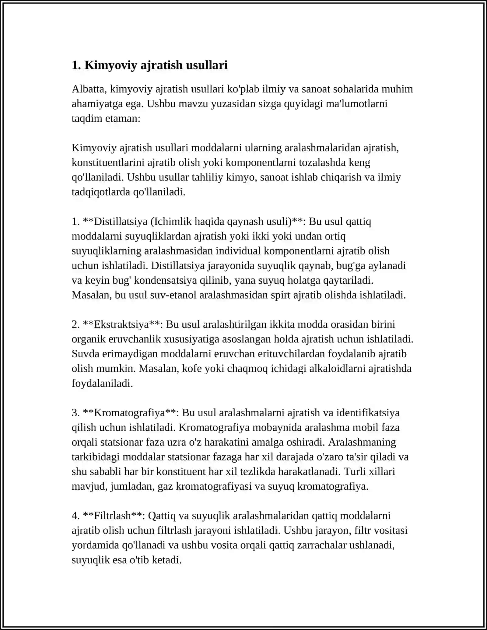 GAZLARNI AJRATISH USULLARI VA ULARNING AFZALLIKLARI VA KAMCHILIKLARI 3