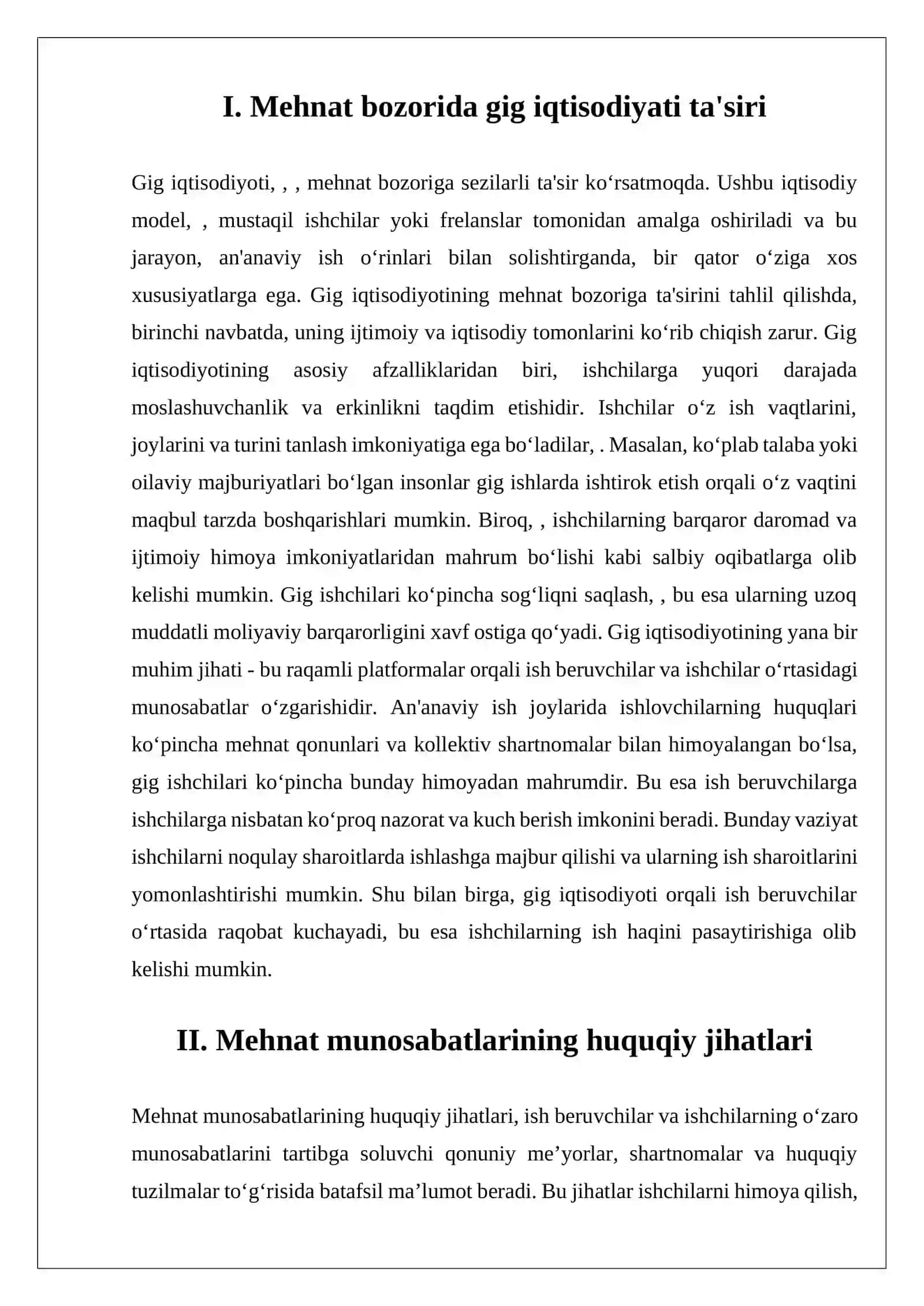 Ish bilan bandlik va mehnat bozoridagi muomolar 3