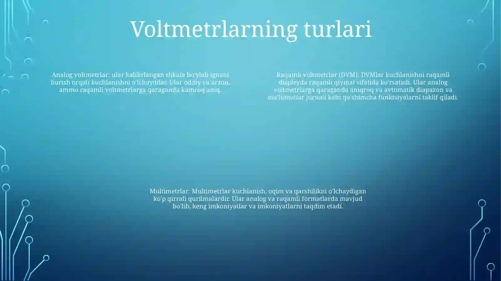 Voltmetr Qurilmasining Davlat Standarti 3