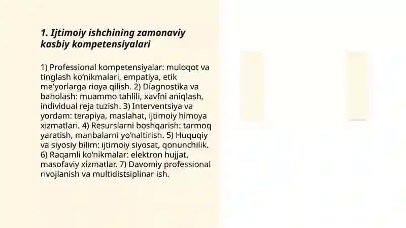 Ijtimoiy ishchi kasbi: zamonaviy talablari 3