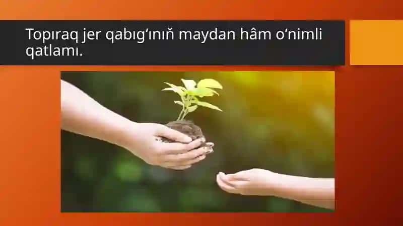 Topıraqni Sanitar-Gigienik Âhmiyeti 3