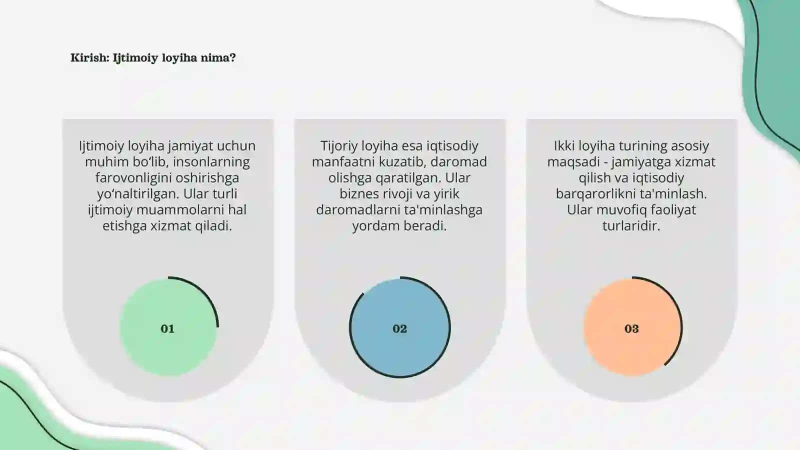 Ijtimoiy loyiha 3
