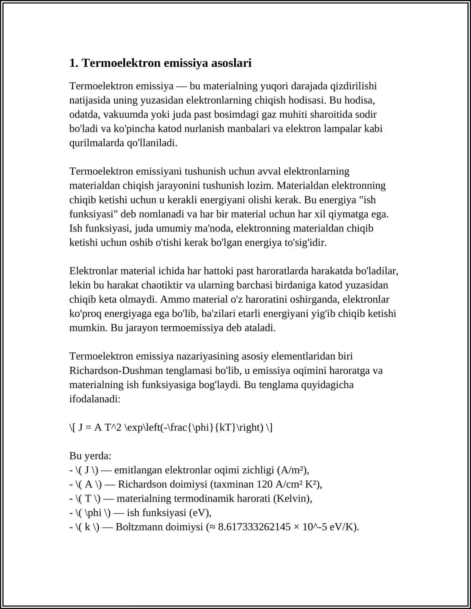 TERMOELEKTRON EMISSIYA 3