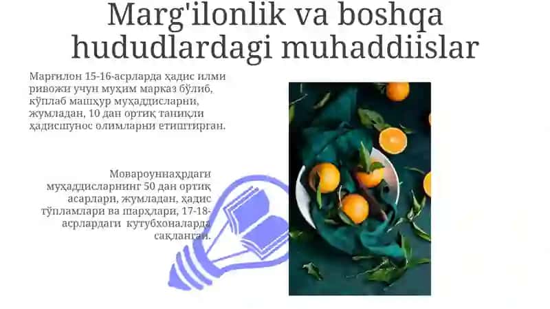 Movarounnahrdan yetishib chiqqan muhaddislar hayoti va ijodi 3