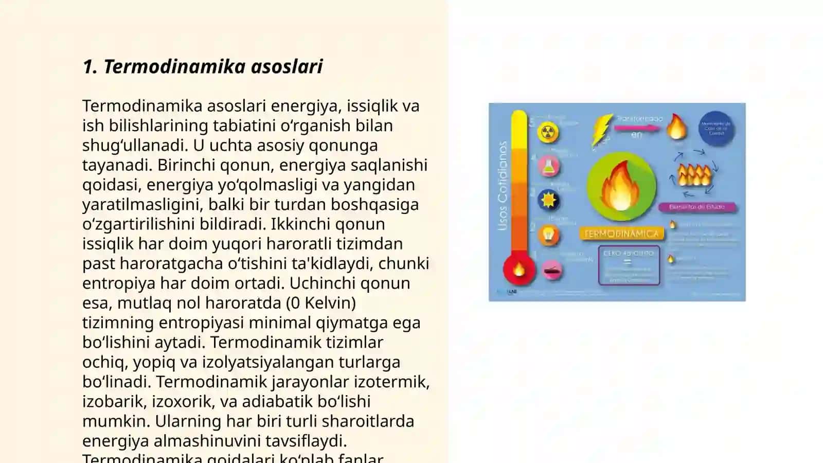 Termodinamika va Tibbiyot 3