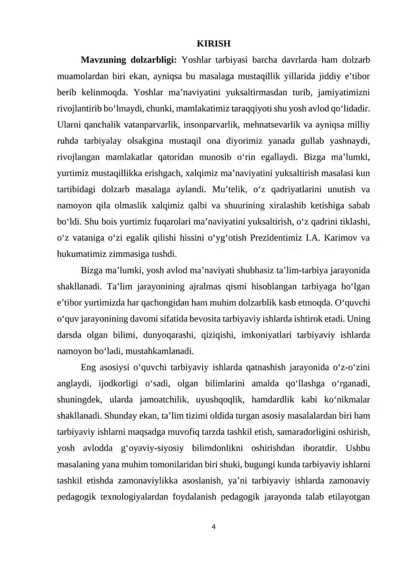 BOSHLANG‘ICH SINFLARDA TARBIYA JARAYONI MOHIYATI VA MAZMUNI 3